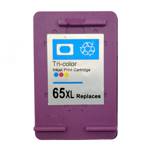 HP 65XL (N9K03AN) Color Ink Cartridge - SHOWS INK LEVELS