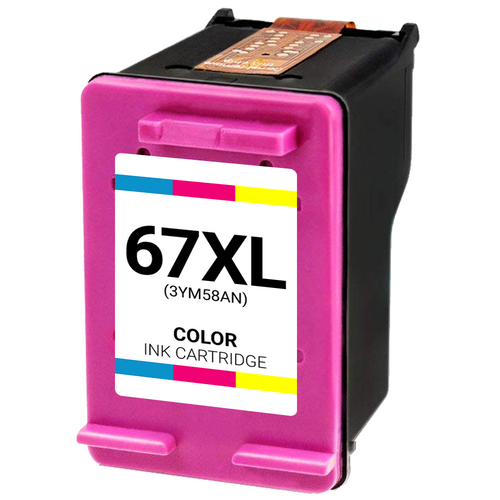 Remanufactured 67XL (3YM58AN) High Yield Color Ink Cartridge