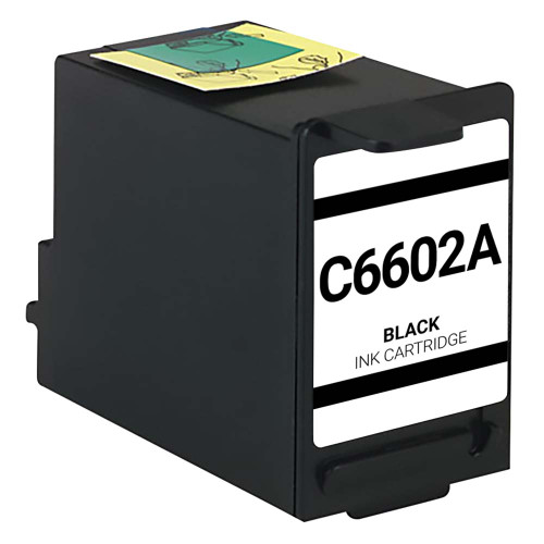 HP C6602A Black Remanufactured Ink Cartridge