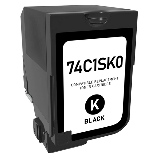 Lexmark 74C1SK0 Black Remanufactured Toner Cartridge