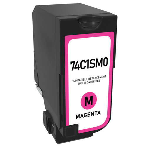 Lexmark 74C1SM0 Magenta Remanufactured Toner Cartridge