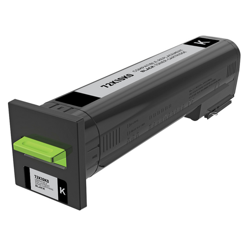 Lexmark 72K10K0 Black Remanufactured Toner Cartridge