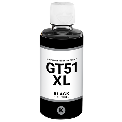 HP GT51XL (X4E40AA) Black Compatible Ink Bottle