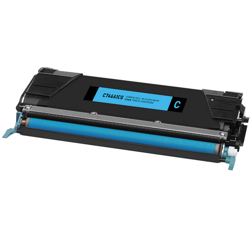 Lexmark C746A1CG Cyan Remanufactured Toner Cartridge