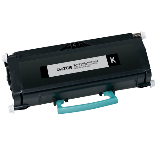 Lexmark X463X11G Black Remanufactured Toner Cartridge