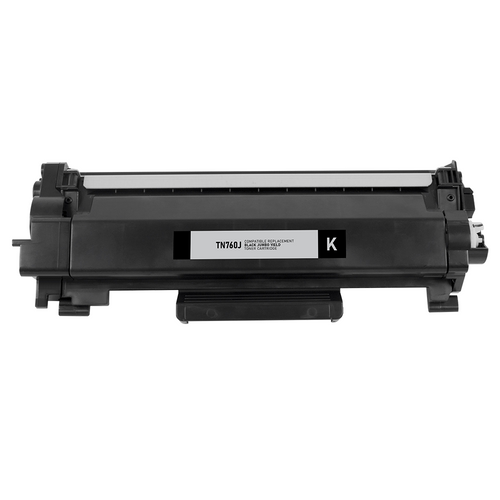 Brother TN760 Black High Yield Jumbo Compatible Toner Cartridge