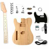 KBG Left Handed Ash Wood T Style DIY Build Your Own Guitar Kit KBG-T-BL KBG Left Handed Ash Wood T Style DIY Build Your Own Guitar Kit KBG-T-BL