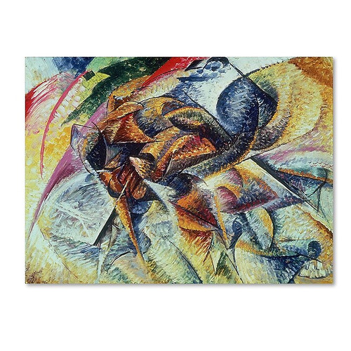 Trademark Fine Art 'Dynamism of a Cyclist' 24" x 32" Canvas Art (65dc8f44d5d0399c333adf64_ud)