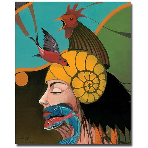 Trademark Global Armando "Beyond Me" Canvas Art, 24" x 18" (65dc8f87d5d0399c333adffe_ud)