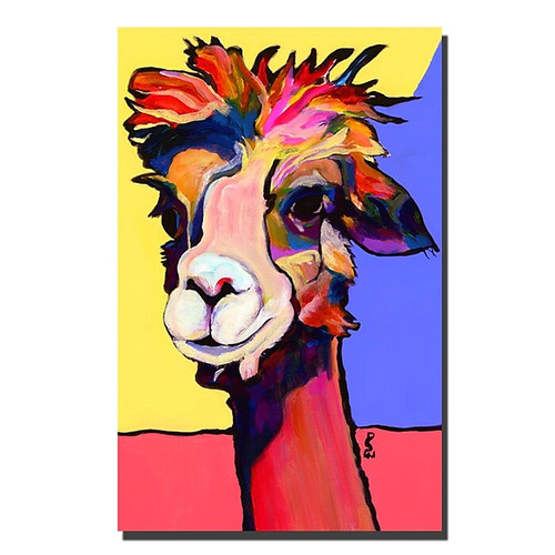 Trademark Fine Art Peaches by Pat Saunders-White-Ready to Hang 24x36 Inches (65dc914100faa7808227746a_ud)