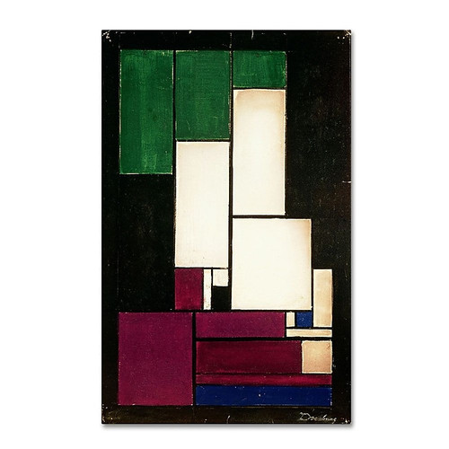 Trademark Fine Art 'Composition' 22" x 32" Canvas Art (65dc927ad5d0399c333ae868_ud)