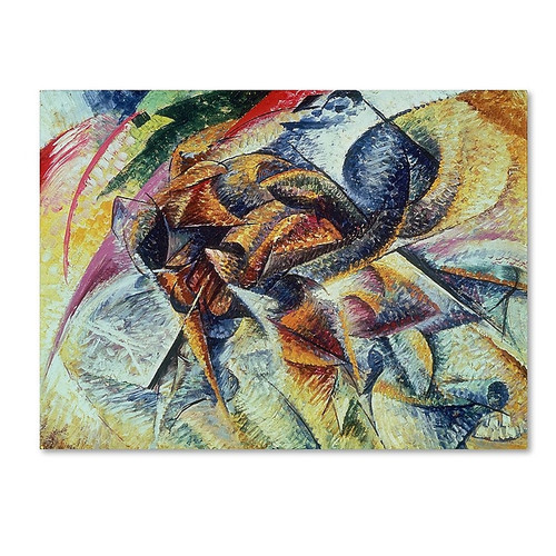 Trademark Fine Art 'Dynamism of a Cyclist' 18" x 24" Canvas Art (65dc92d0d5d0399c333ae94c_ud)