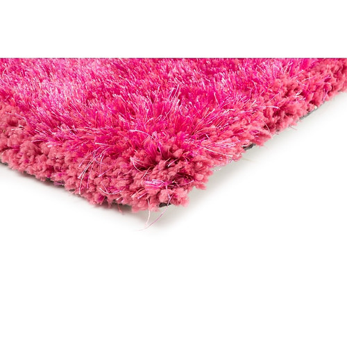 Shag Pink/ Pink Indoor Hand-made Polyester Area Rug  (65dc946dbb0d80c06fcf60d7_ud)