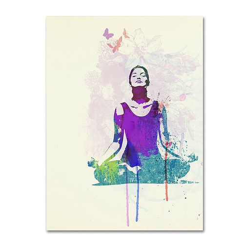 Trademark Fine Art 'Meditating Mind' 24" x 32" Canvas Art (65dc9524d5d0399c333af0c8_ud)
