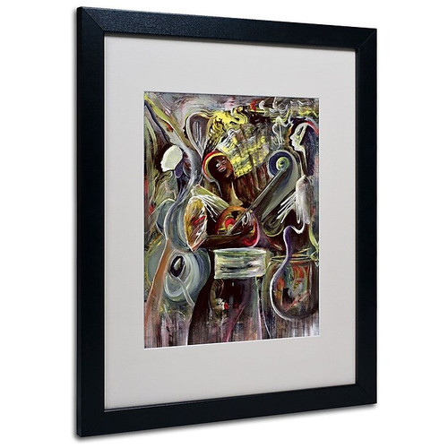 Trademark Fine Art 'Pearl Jam' 16" x 20" Black Frame Art (65dc96a0d5d0399c333af5b6_ud)