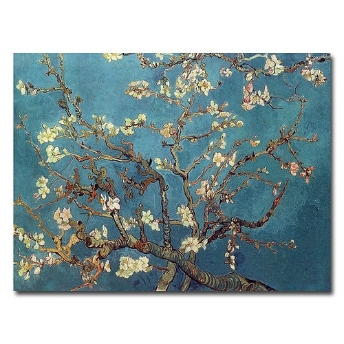 Trademark Fine Art Vincent van Gogh 'Almond Blossoms' Canvas Art 35x47 Inches (65dc97cbeed7ebf2f93354dd_ud)