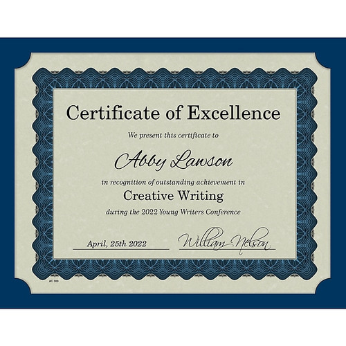 Great Papers Certificate Kits, 9.375" x 12", Multicolor, 25 Kits/Pack (2013317)