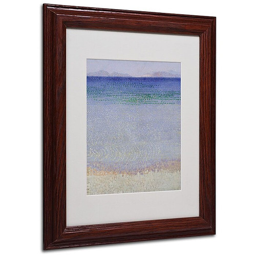 Trademark Fine Art 'The Iles d' 11" x 14" Wood Frame Art (65dc9969eed7ebf2f93358fb_ud)