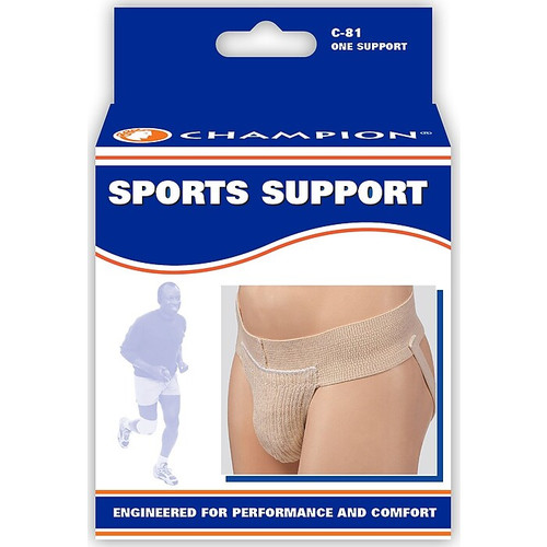 Champion Athletic Jockstrap, Sports Support, Y, Beige, (0081-Y)