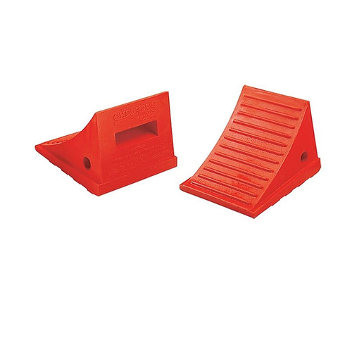 Checkers® Monster® Roadblock 2 lbs. Wheel Chock, Orange (65dc9b67eed7ebf2f9335ed8_ud)