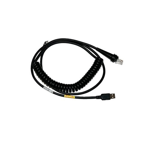 Honeywell CBL-503-300-C00 9.84" USB Coiled Cable, Black (65dc9be1f5bf4538f3b5d2f8_ud)