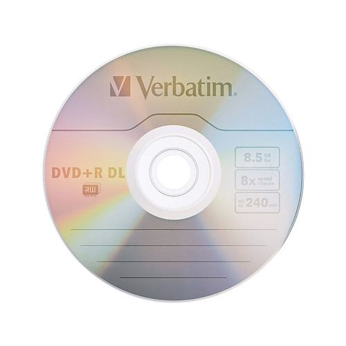 Verbatim DVD+R DL, 8x, 8.5GB, 30/Pack (96542)