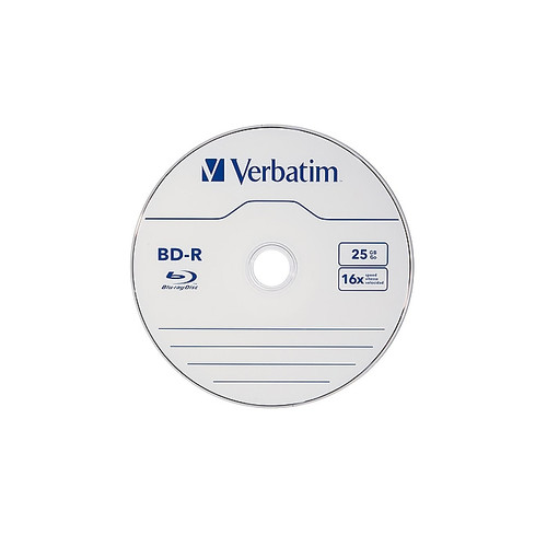 Verbatim BD-R, 16x, 25GB, 10/Box (97238)