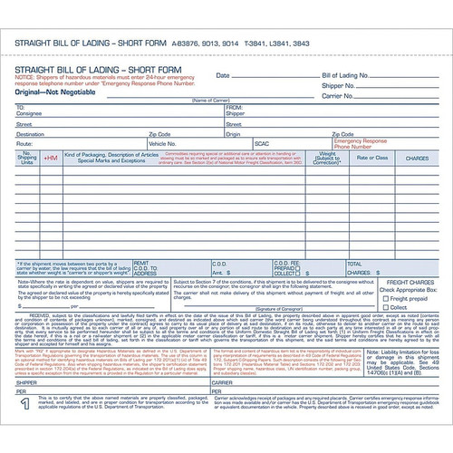 Tops® Snap-Off® Bill Of Lading, Short Forms, 4 Part, 8-1/2" x 7" (65dc9d1d6eb385f5691e8c9b_ud)