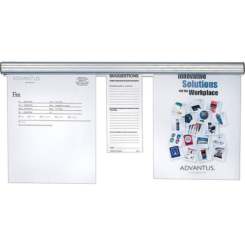 Advantus Grip-A-Strip Display Rail, 24”L x 1.5”H (2000)