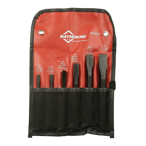 Wright Tool Mayhew™ 6 Piece Cold Chisel Kit (65dc9f0cc2a5d7a5e311ea1b_ud)