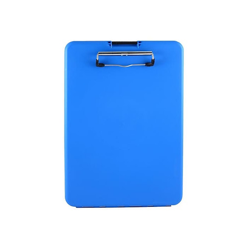 Saunders SlimMate Polypropylene Storage Clipboard, Letter Size, Blue (00559)