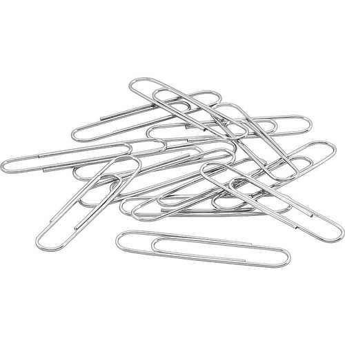 ACCO Recycled Paper Clips, Jumbo, Silver, 100/Box, 10 Boxes/Pack (A7072525)