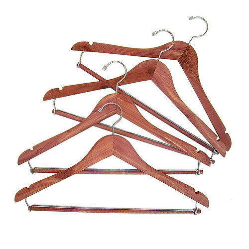 Household Essentials® Cedar Fresh™ Hanger With Locking Trouser Bar (65dca38a4f4f11f8fe3906ad_ud)