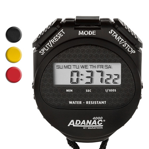 Marathon Adanac 4000 Digital Stopwatch, Black (ST083009YE)