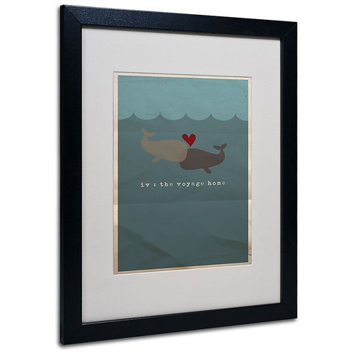 Trademark Fine Art 'The Voyage Home' 16" x 20" Black Frame Art (65dca51ef99b2575f686bd68_ud)