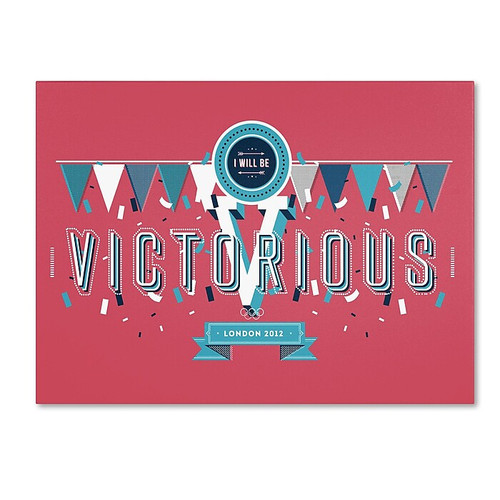 Trademark Fine Art ALI0616-C3547GG "Victorious" by Kavan & Co 35" x 47" Frameless Art (65dca530f99b2575f686bda0_ud)