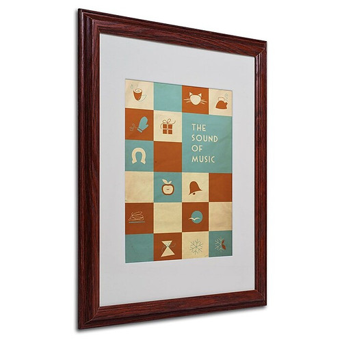 Trademark Fine Art 'The Sound of Music' 16" x 20" Wood Frame Art (65dca742f99b2575f686c2c4_ud)