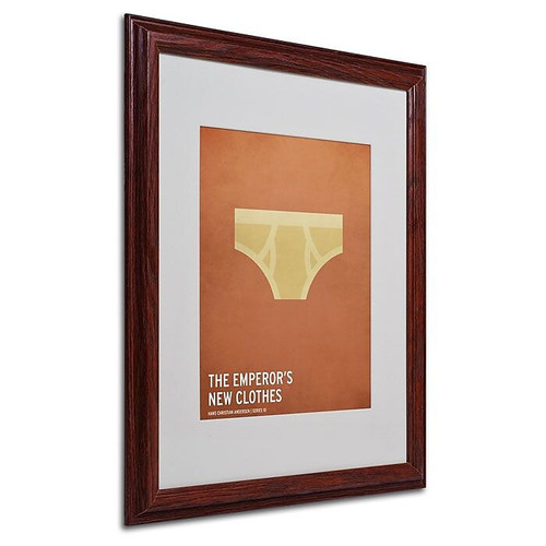 Trademark Fine Art 'Emperor' 16" x 20" Wood Frame Art (65dca784f99b2575f686c36e_ud)