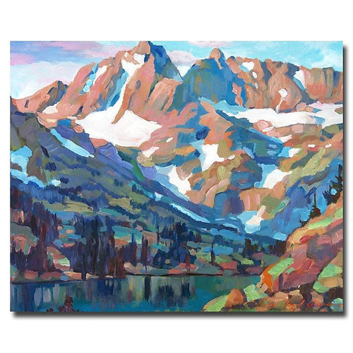 Trademark Fine Art 'Sierra Nevada Silence' 26" x 32" Canvas Art (65dca79bf99b2575f686c394_ud)