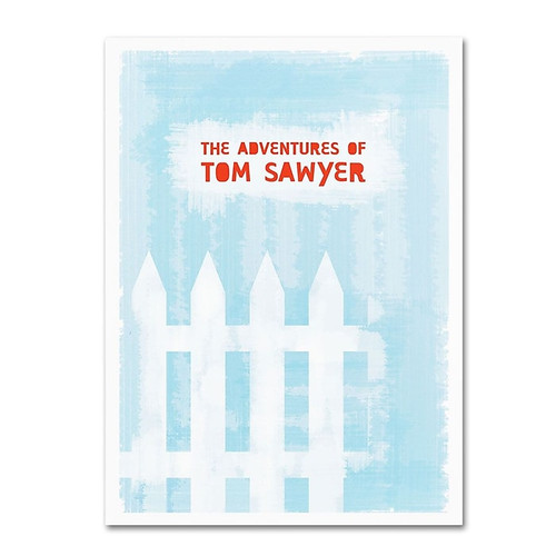 Trademark Fine Art 'Tom Sawyer' 16" x 24" Canvas Art (65dca7b5f99b2575f686c3ec_ud)