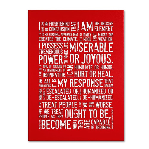 Trademark Fine Art 'Decisive Elements' 18" x 24" Canvas Art (65dca845f99b2575f686c586_ud)