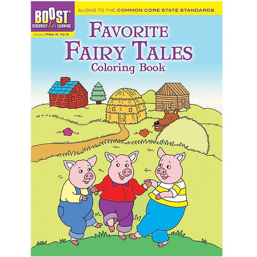 Dover® Boost™ Favorite Fairy Tales Coloring Book (65dca88a4c25bc489e6d6638_ud)