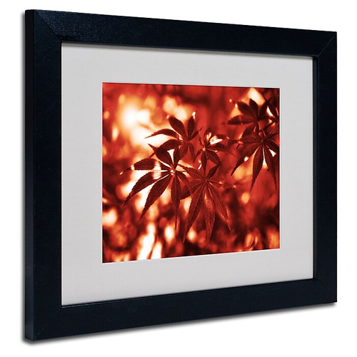 Trademark Fine Art 'Welding Burns' 11" x 14" Black Frame Art (65dca890f99b2575f686c648_ud)