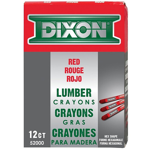 Ticonderoga Lumber Crayons, Red (65dca8994c25bc489e6d665f_ud)