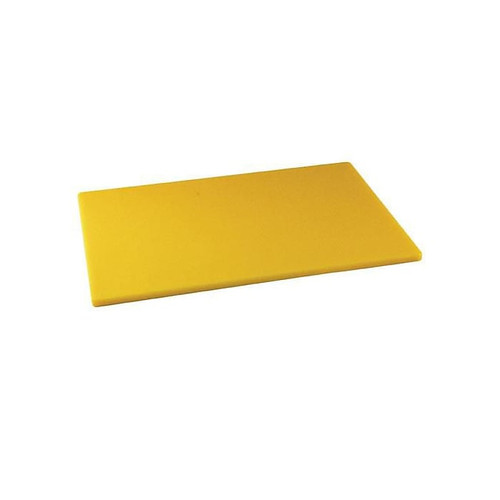 Winco 12" W x 18" D Cutting Board, Yellow (65dca8f2a77e1d74aab307bb_ud)