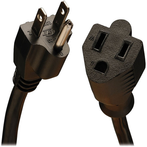 Tripp Lite 3' Extension Cord, 14 AWG, Black (P024-003)