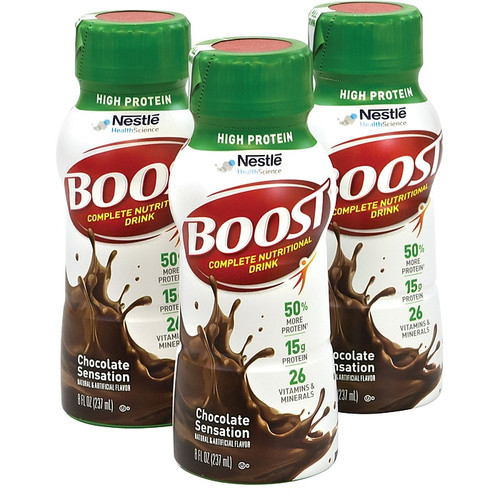 Boost High Protein Complete Nutritional Drink Rich Chocolate, 8 fl oz, 24 Count (65dcae7f8c1efc06c452663c_ud)