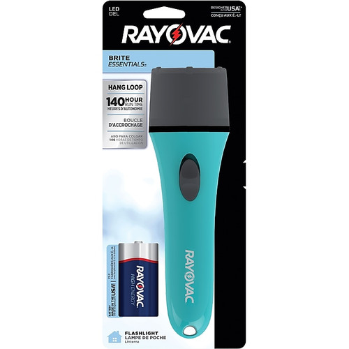 Rayovac® Brite Essentials™ 1D LED Flashlight w/ Battery (65dcaf7c0faaf83dd19b784c_ud)