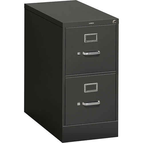 HON 310 Series Vertical File Cabinet, Letter, 2-Drawer, Charcoal, 26 1/2"D (65dcafb4df0e5999ef9f7943_ud)