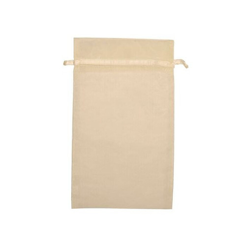 JAM PAPER Sheer Bags, Large, 5 12/ x 9, Ivory, Bulk 96 Bags/Box (SPC24K2B)